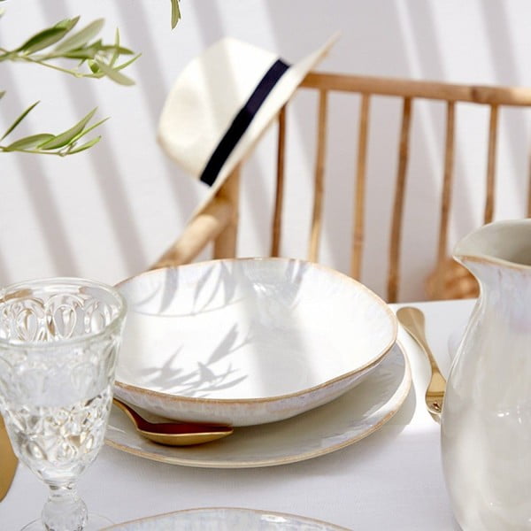 Bílý kameninový talíř Costa Nova Brisa, ⌀ 26,5 cm-image-1