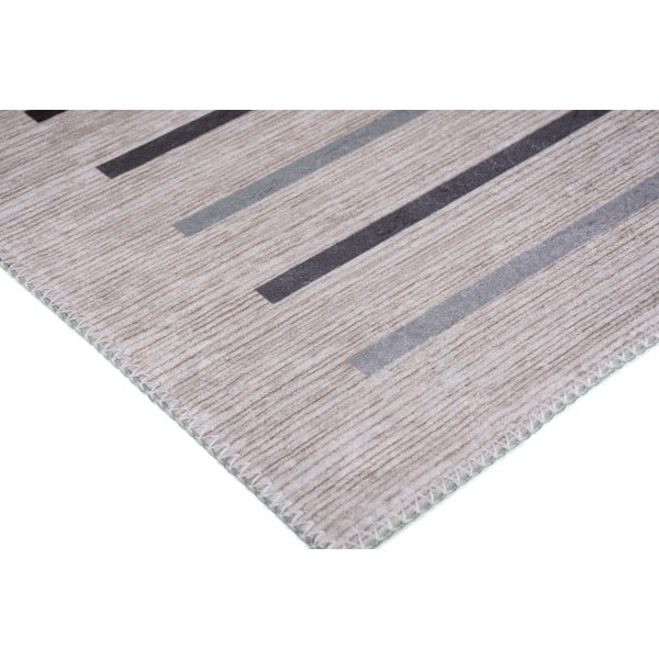 Světle šedý pratelný koberec 50x80 cm – Vitaus-image-2