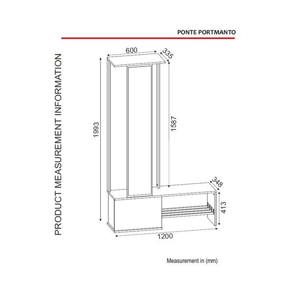 Předsíňová stěna Ponte Walnut-image-4