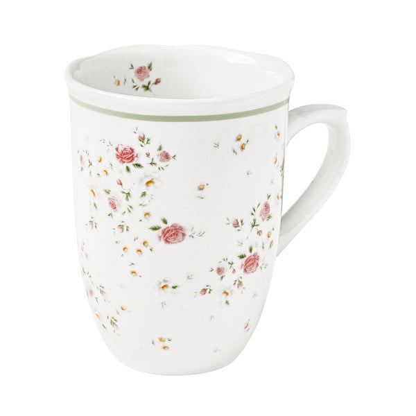 Sada 2 bílých porcelánových hrnků Brandani Nonna Rosa-image-2