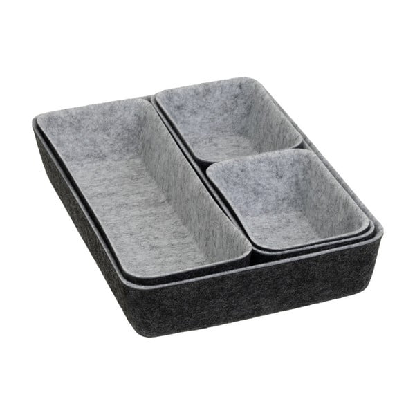 Látkové organizéry do šuplíku v sadě 5 ks – Casa Selección-image-1