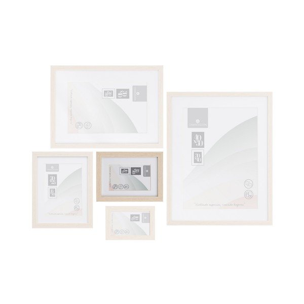 Stojací/na zeď rámeček v přírodní barvě 17,5x22,5 cm Sencillo – Casa Selección-image-1