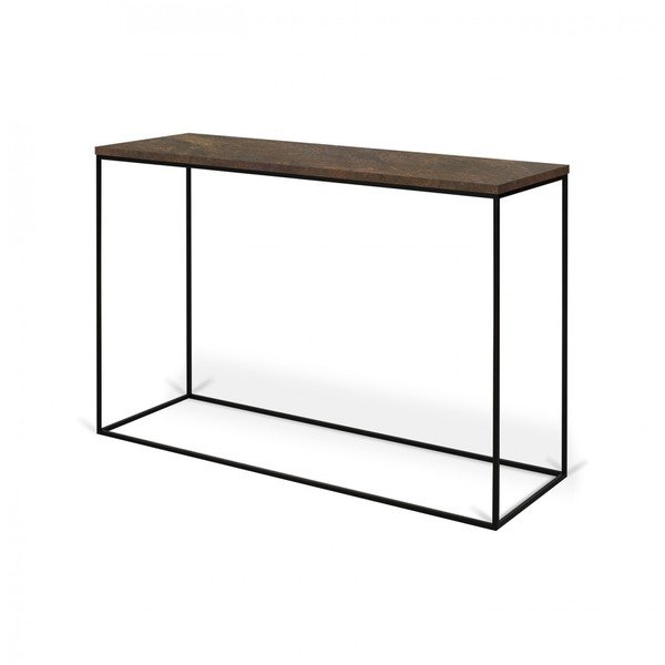 Konzolový stolek s deskou z červeného mramoru TemaHome Gleam-image-1