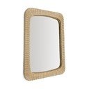 Nástěnné zrcadlo s ratanovým rámem 58x79 cm Zilna – Kave Home