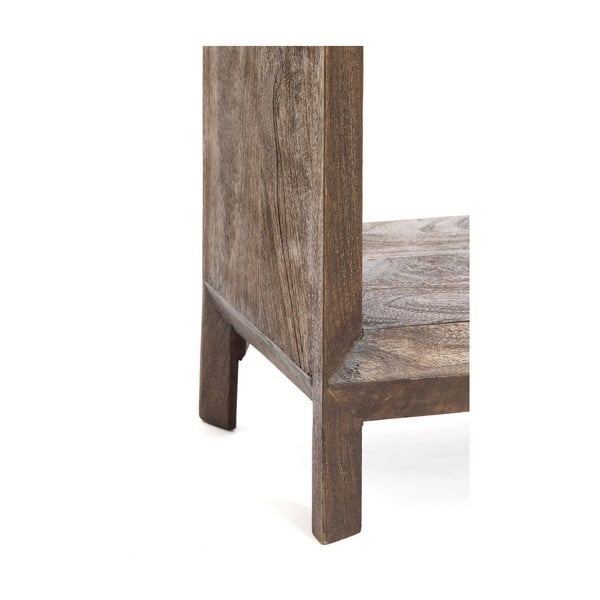 Knihovna z mangového dřeva v přírodní barvě 48x190 cm Sondrio – Light & Living-image-3