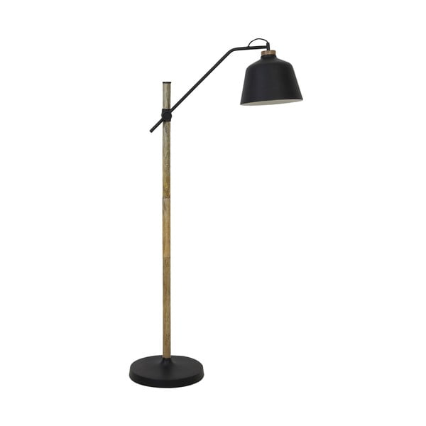 Černá stojací lampa (výška 153 cm) Banu – Light & Living