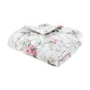 Krémový prošívaný přehoz 200x200 cm Bridgerton Penelope Floral – Catherine Lansfield