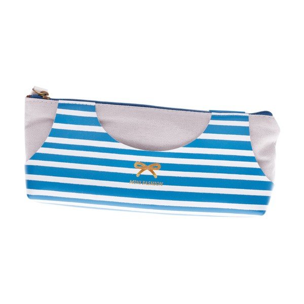 Penál T-shirt, modrý proužek