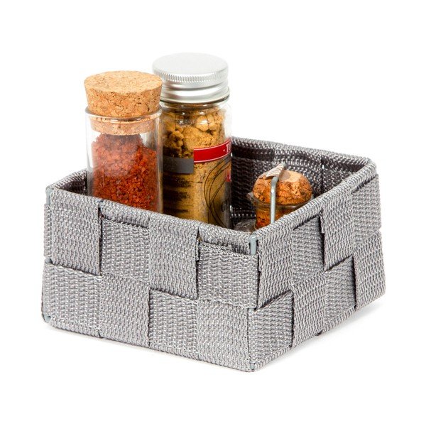 Šedý koupelnový organizér Compactor Stan, 12 x 12 cm-image-1