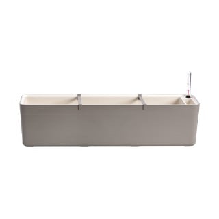 Šedo-béžový samozavlažovací truhlík, délka 78 cm Berberis - Plastia