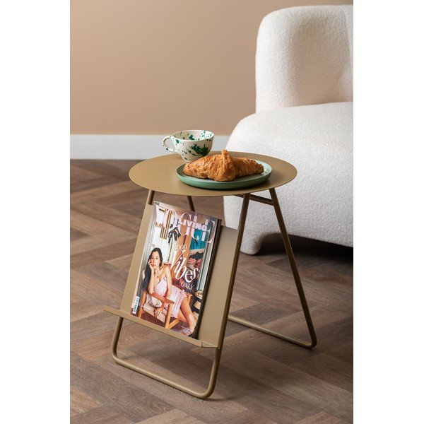 Kovový kulatý odkládací stolek ø 40 cm Esencia – Leitmotiv-image-1