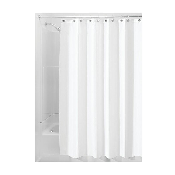 Bílý sprchový závěs iDesign, 200 x 180 cm-image-1