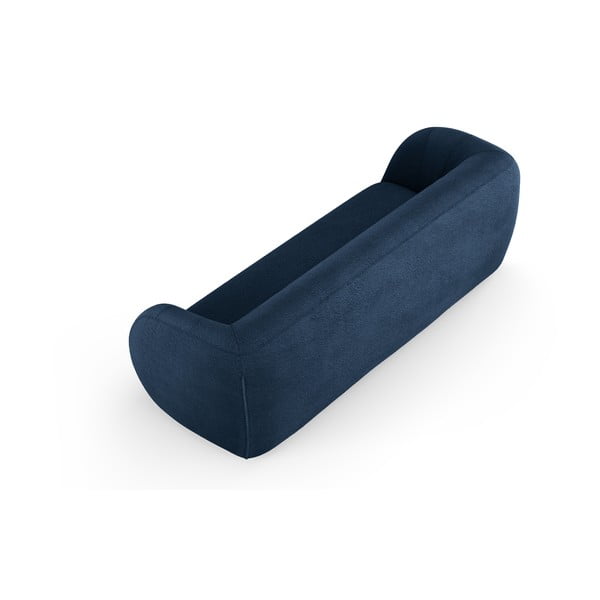 Modrá pohovka z textilie bouclé 230 cm Essen – Cosmopolitan Design-image-3