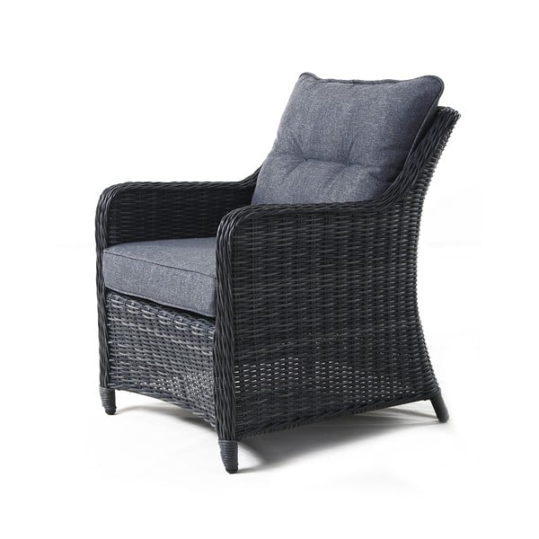 Šedý zahradní lounge set z umělého ratanu pro 7 San Diego - Rojaplast-image-3