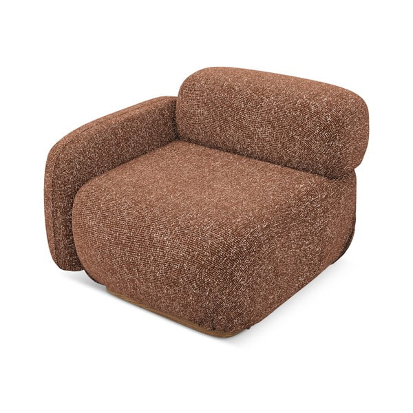 Oranžový/hnědý modul pohovky (levý roh) Ailani – Makamii-image-3