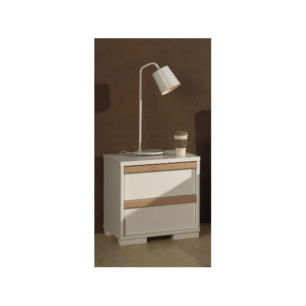 Bílý dětský noční stolek London – Vipack-image-4