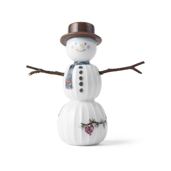 Porcelánová vánoční figurka (výška 11,5 cm) Hammershøi Snowman – Kähler Design