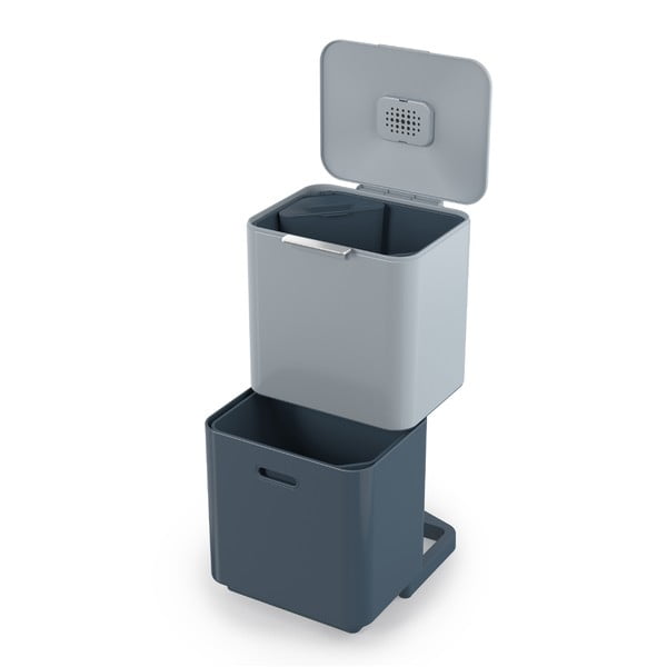 Odpadkový koš na tříděný odpad 30+30 l Totem Max Sky – Joseph Joseph-image-1