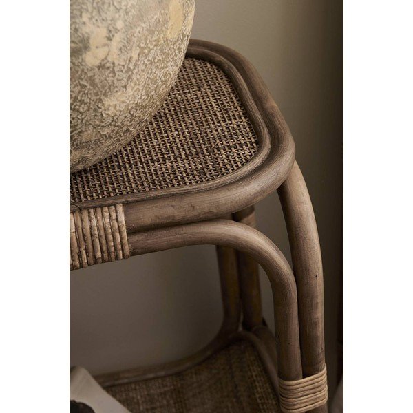 Ratanový kulatý odkládací stolek ø 41 cm Magnolia – Ellos Home-image-3