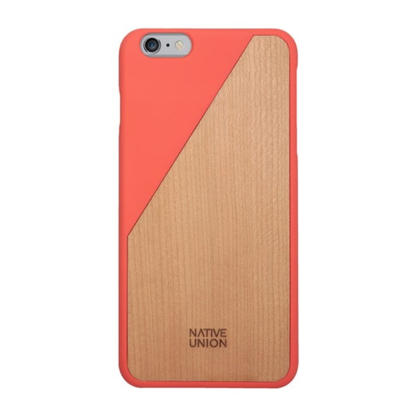 Ochranný kryt na telefon Wooden Coral Red pro iPhone 6 Plus
