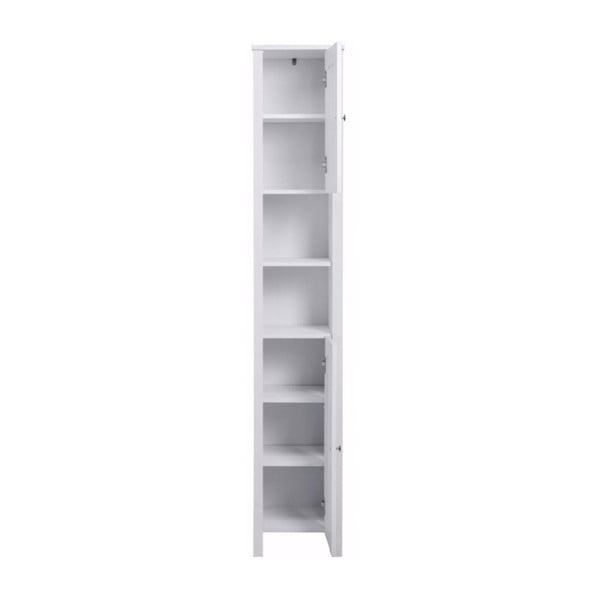 Bílá dřevěná vysoká skříňka Støraa Jenny, šířka 35 cm-image-1