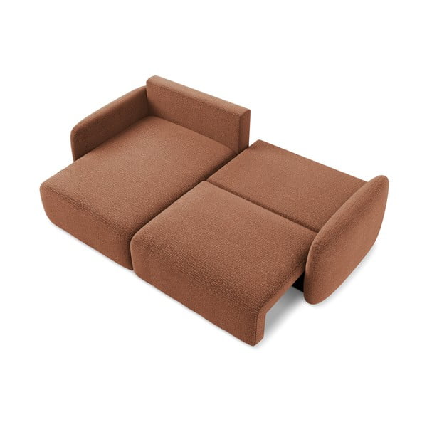 Rozkládací/s úložným prostorem rohová pohovka v cihlové barvě (levý roh) Kalena – Makamii-image-4