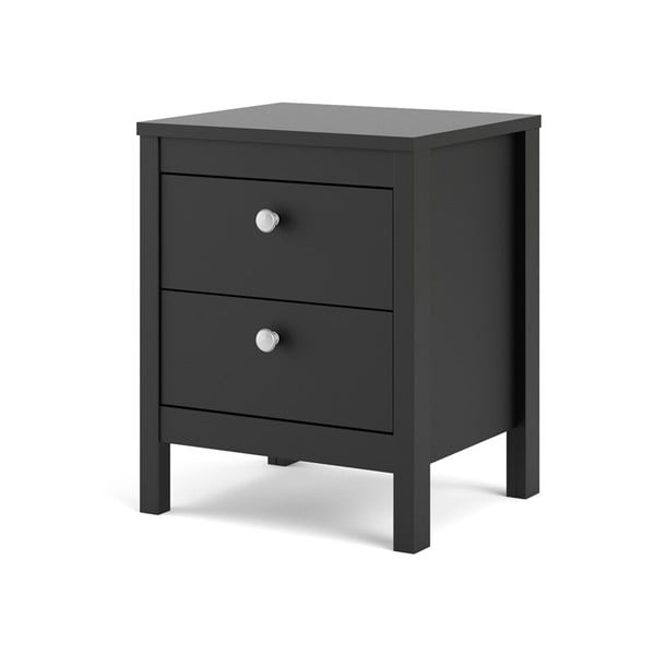 Černý noční stolek Madrid - Tvilum-image-4