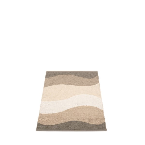 Hnědo-béžový vnitřní a venkovní koberec 70x100 cm Urvi Earth – Pappelina
