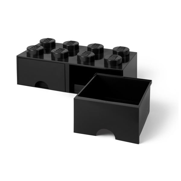 Černý úložný box se dvěma šuplíky LEGO®-image-3