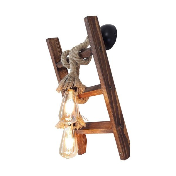 Dřevěné nástěnné svítidlo Merdiven-image-1