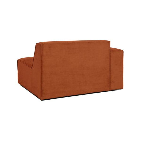 Oranžový manšestrový modul pohovky (levý roh) Sting - Scandic-image-3