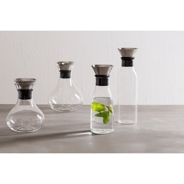 Skleněno-kovová karafa 1 l Winslet – Premier Housewares-image-1