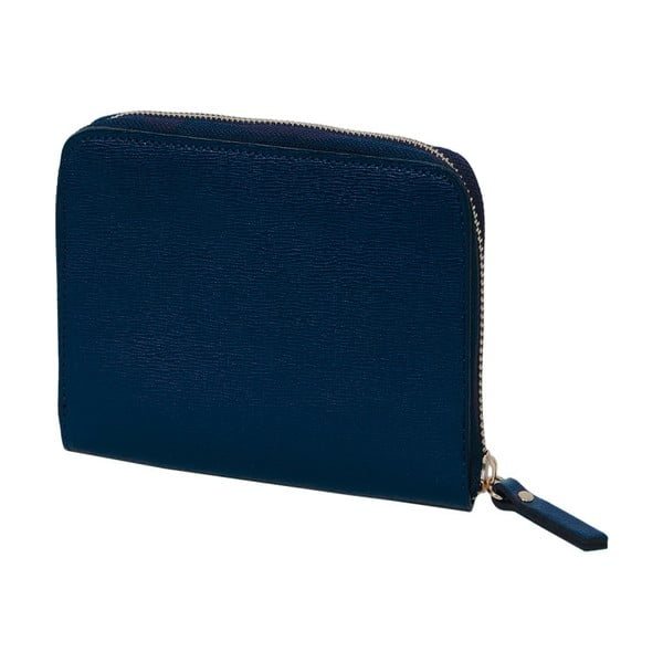 Tmavě modrá peněženka z pravé kůže Andrea Cardone Paresso