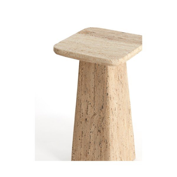 Odkládací stolek s deskou z kamene 30x30 cm Kepami – Light & Living-image-4