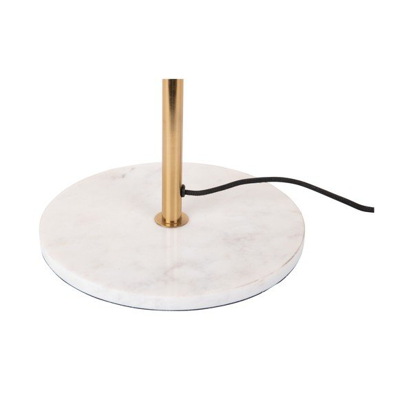 Stojací lampa s kovovým stínidlem v černé a zlaté barvě (výška 154 cm) Waved – Leitmotiv-image-2