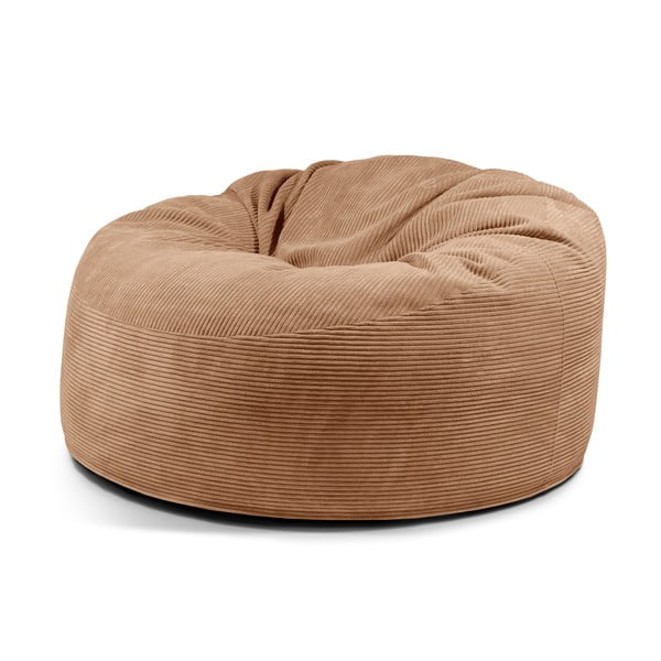 Hnědý manšestrový sedací vak Om 135 – SLOWDOWN