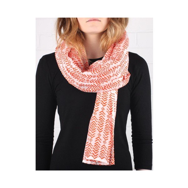 Šátek Print Aztec Orange-image-1