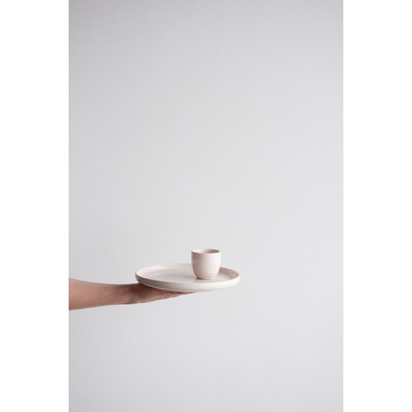 Světle růžový kameninový hrnek ÅOOMI Dust 80 ml-image-1