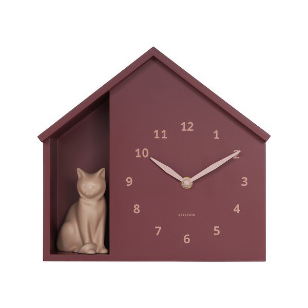 Nástěnné hodiny Sitting Cat – Karlsson