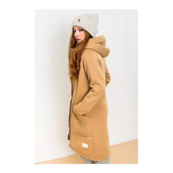 Světle hnědá bunda Lull Loungewear Attitude, vel. M -image-4