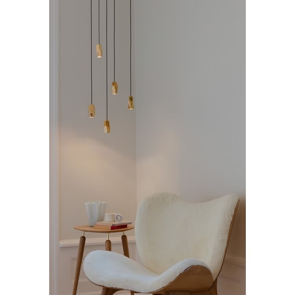 Stínidlo ve zlaté barvě ø 5 cm Brighter Days Hexa – UMAGE-image-2