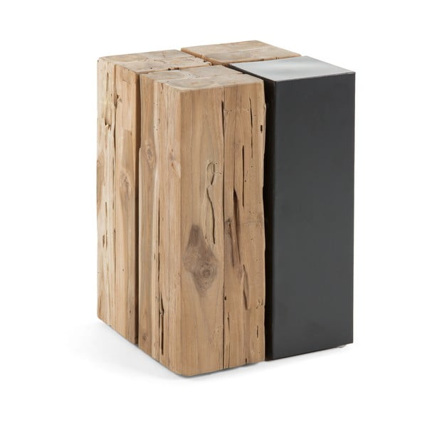 Odkládací stolek z teakového dřeva Kave Home Ognak