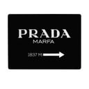 Černá podložka na stůl Black Prada - Little Nice Things