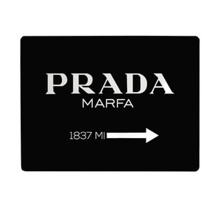 Černá podložka na stůl Black Prada - Little Nice Things