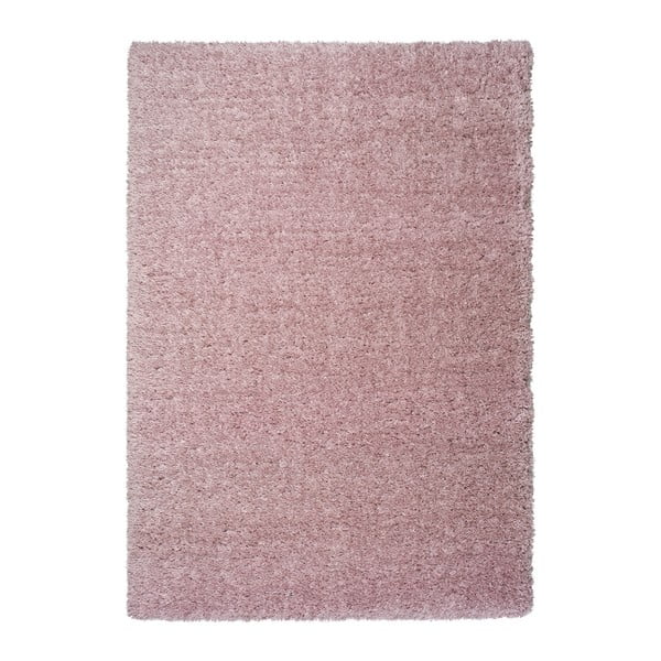 Růžový koberec Universal Floki Liso, 200 x 290 cm