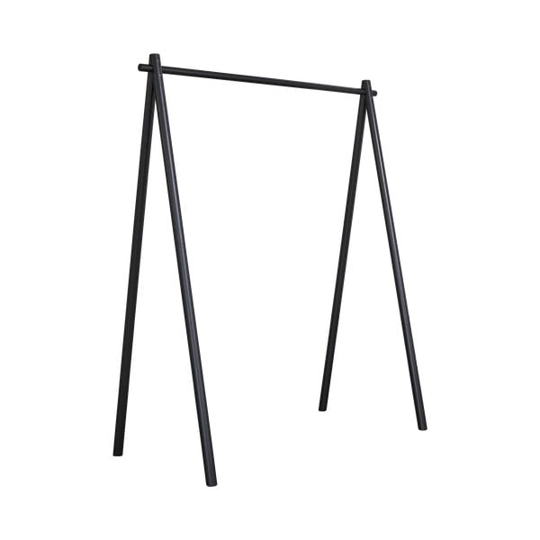 Černý stojan na oblečení z borovicového dřeva Hongi - Karup Design-image-1