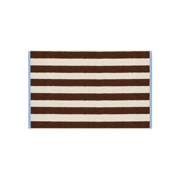 Hnědý/krémový froté bavlněný ručník 50x80 cm Gobo – noo.ma-image-2