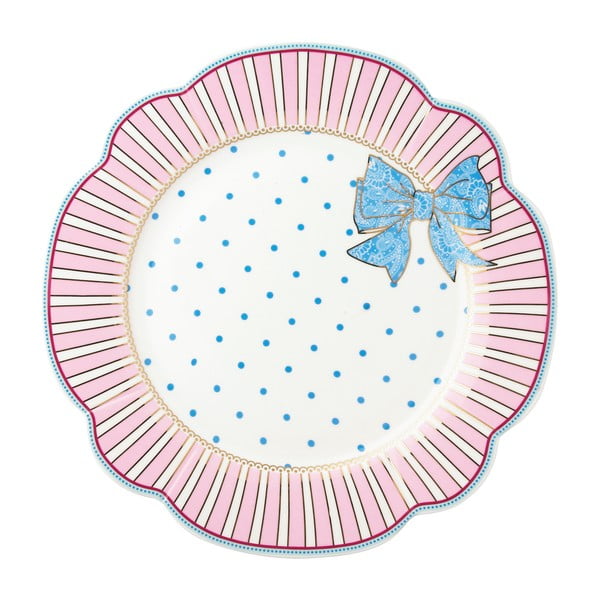 Porcelánový talíř  Bowie od Lisbeth Dahl, 24 cm, 4 ks-image-1