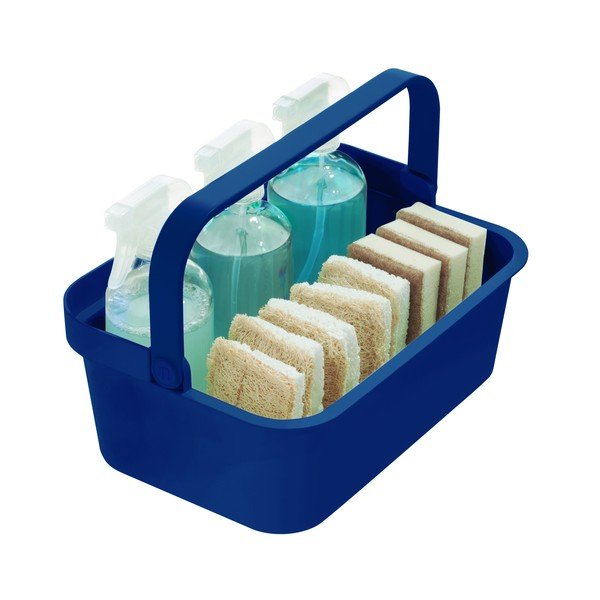 Modrý úložný košík iDesign Eco Tote-image-1
