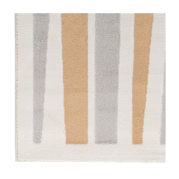 Koberec ve světle šedé a krémové barvě 133x190 cm Flora – Universal-image-3